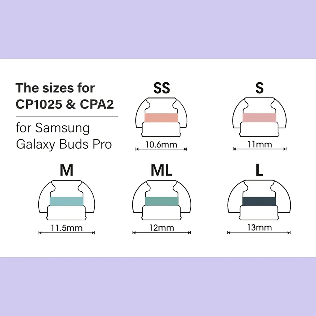 SpinFit - CP1025 CPA2 Eartips For Galaxy Buds Pro - Image 3