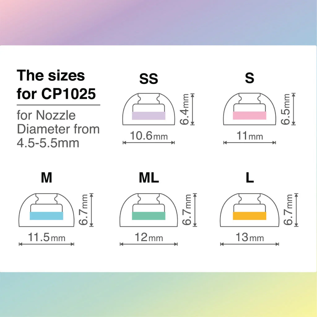 SpinFit - CP1025 Silicone Eartips for TWS - Image 29