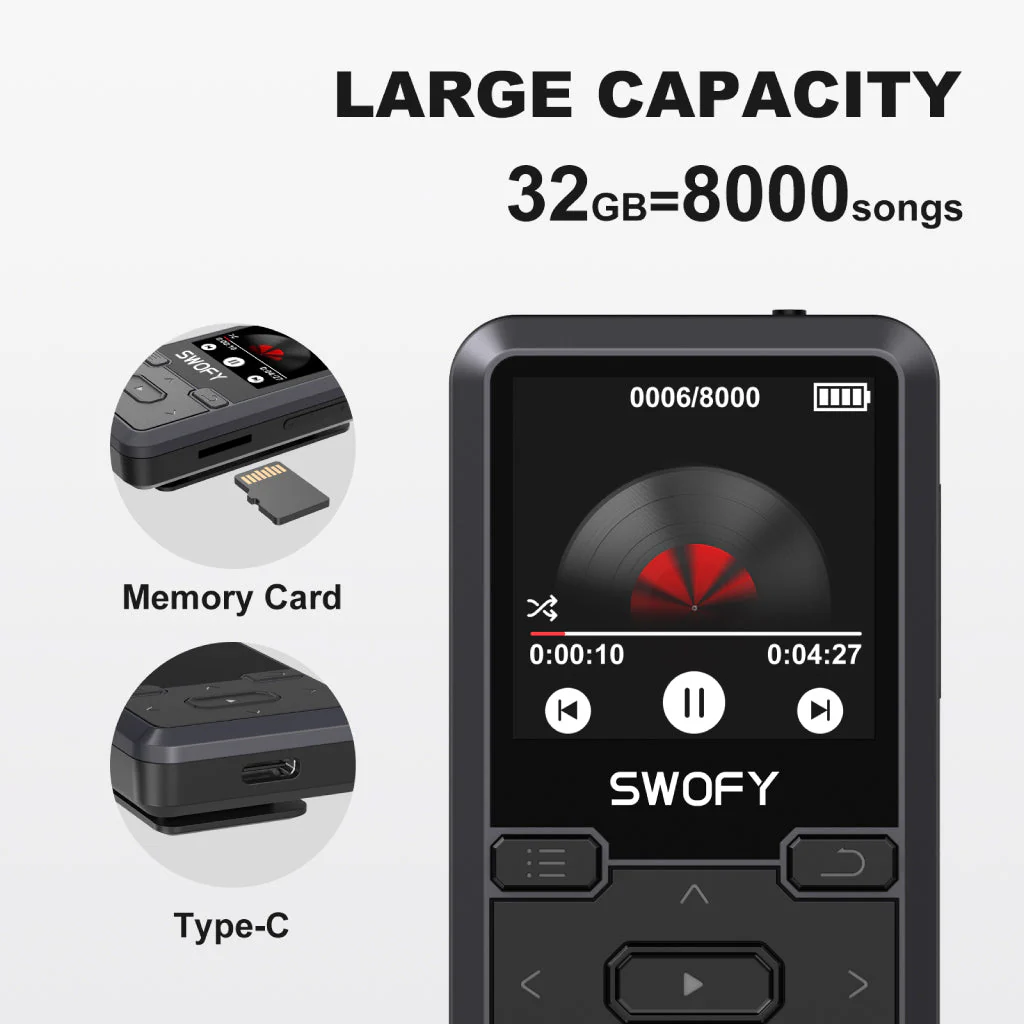 SWOFY - M10 Portable Music Player - Image 6