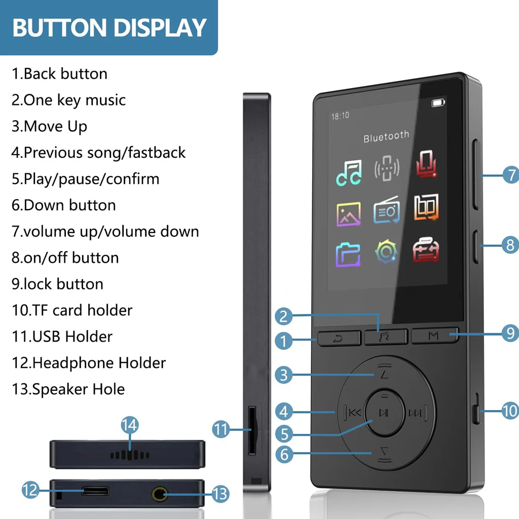 Swofy M6 Portable Music Player - Image 7