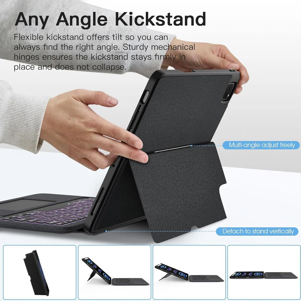 T5304D Keyboard Case for iPad Pro 11 inch M4 2024 - Image 5
