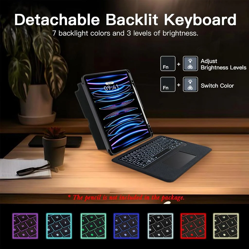 T5304D Keyboard Case for iPad Pro 11 inch M4 2024 - Image 6