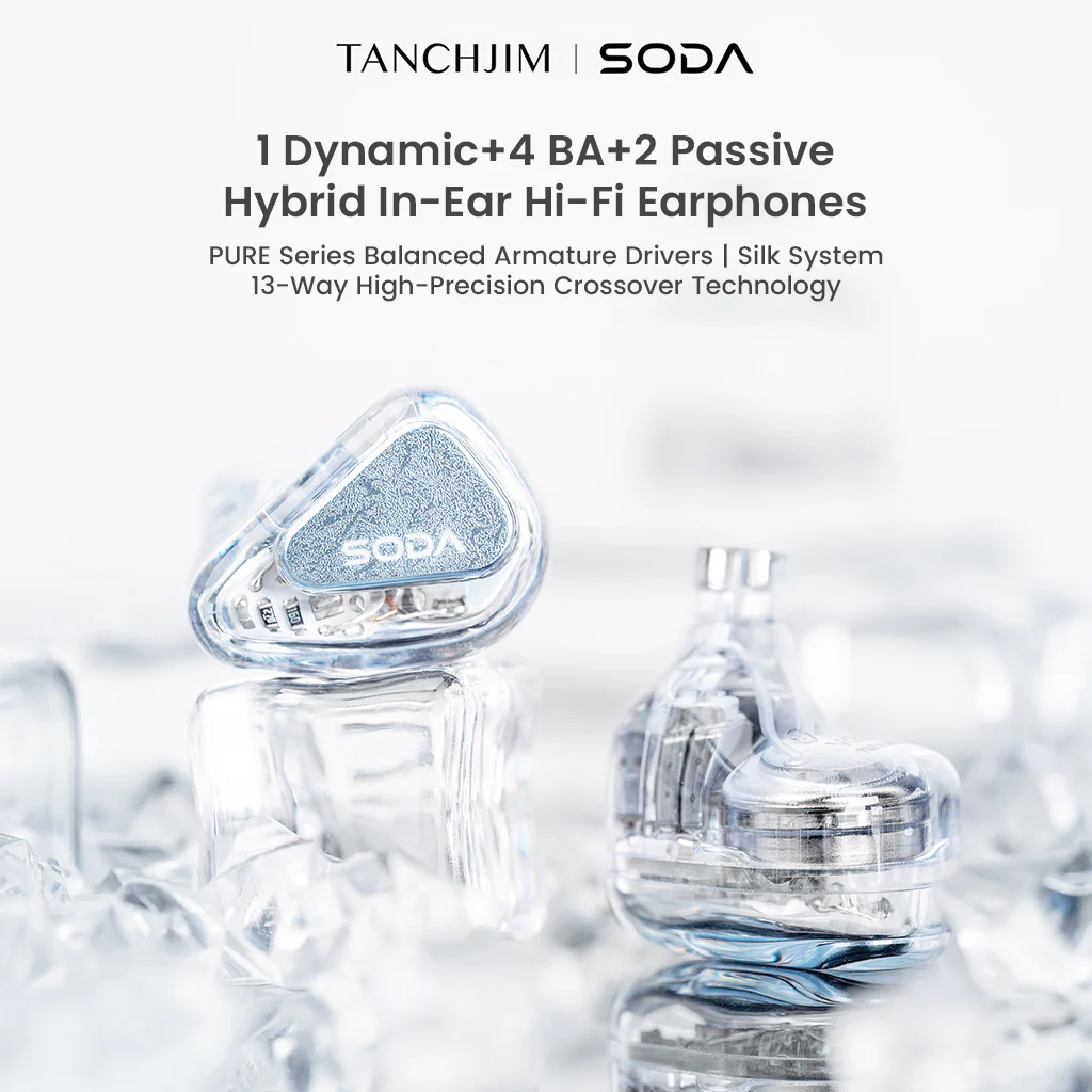 TANCHJIM - SODA  1DD + 4BA + 2 Passive Drivers Hybrid IEM - Image 2