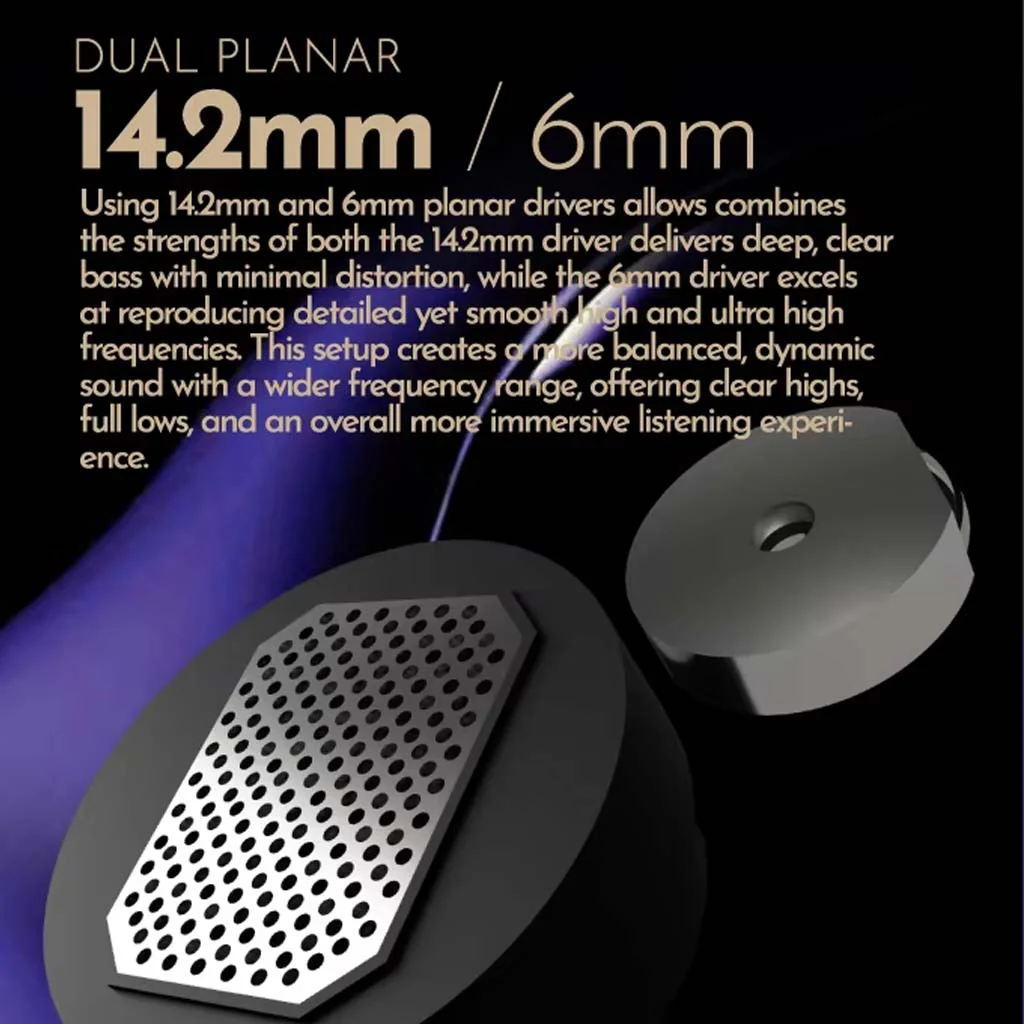 TANGZU WU Zetian The Legend Dual Planar Driver IEM - Image 3