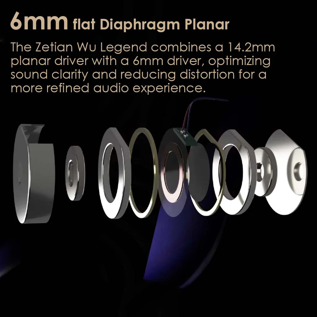 TANGZU WU Zetian The Legend Dual Planar Driver IEM - Image 8