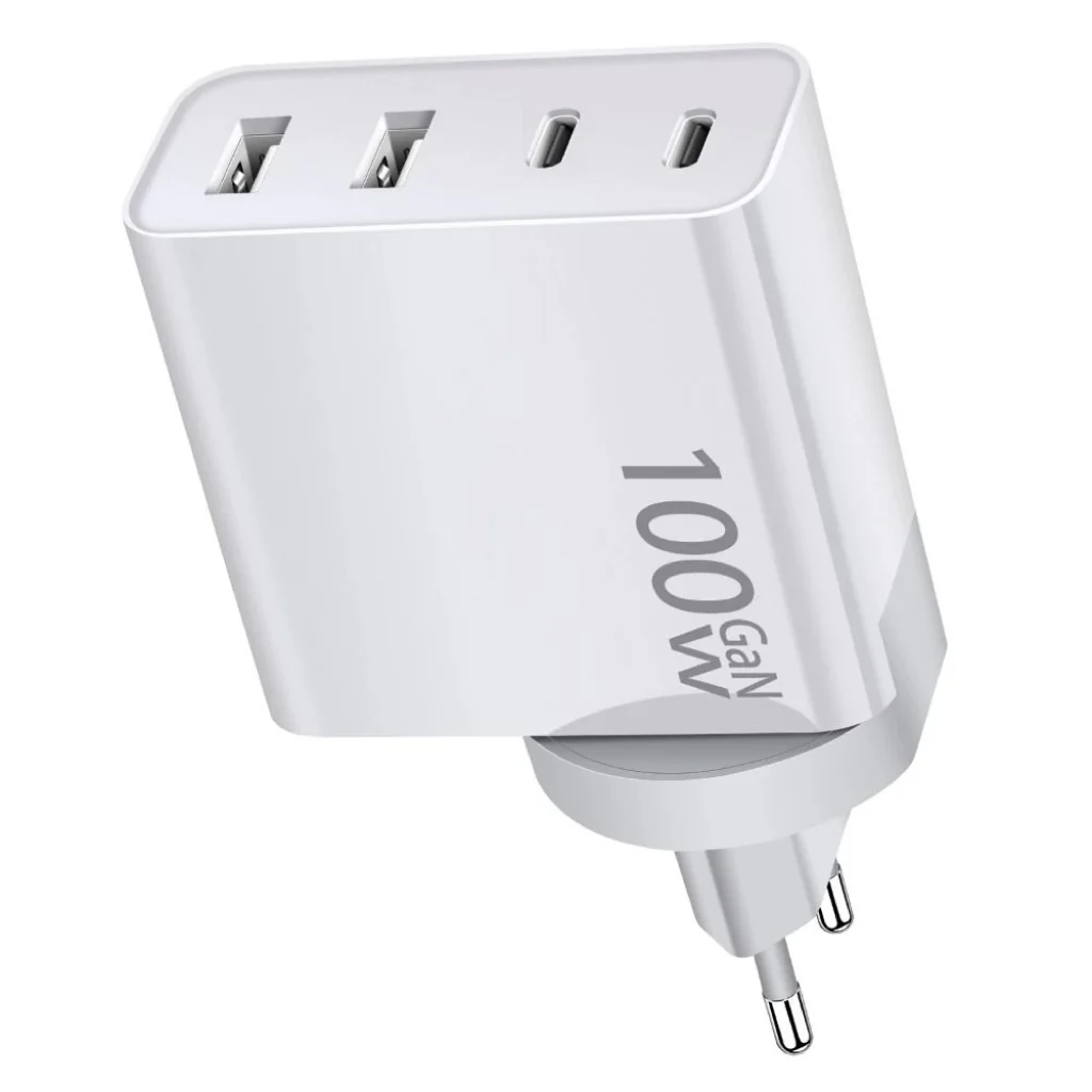 TECPHILE - 100W Four-Port GaN Wall Charger