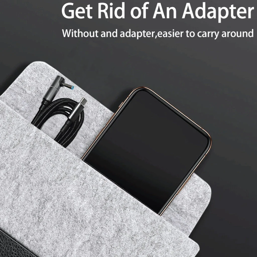 TECPHILE - 100W Magnetic Charging Cable with Adapter for Lenovo Laptop - Image 11