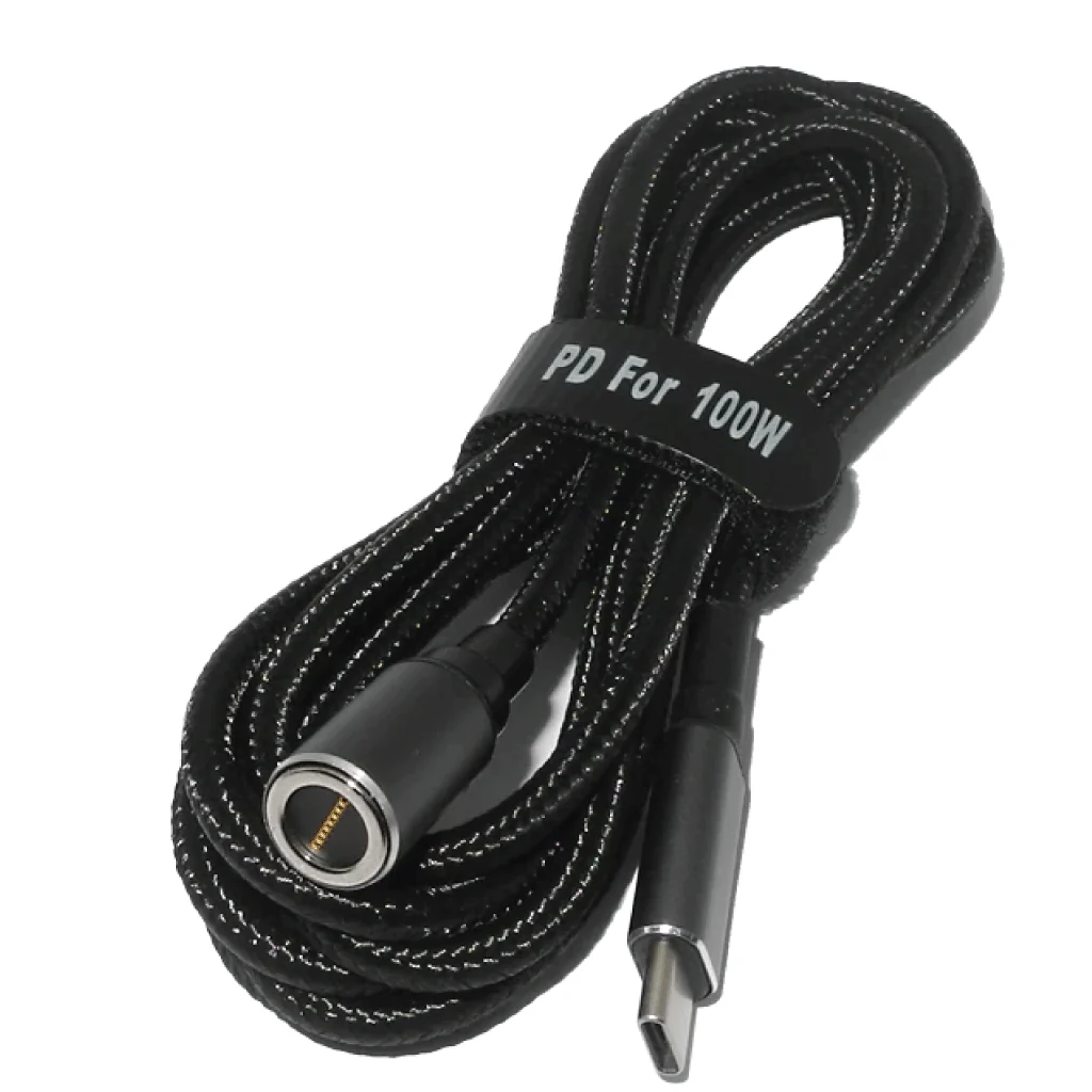 TECPHILE - 100W Magnetic Charging Cable with Adapter for Lenovo Laptop - Image 25