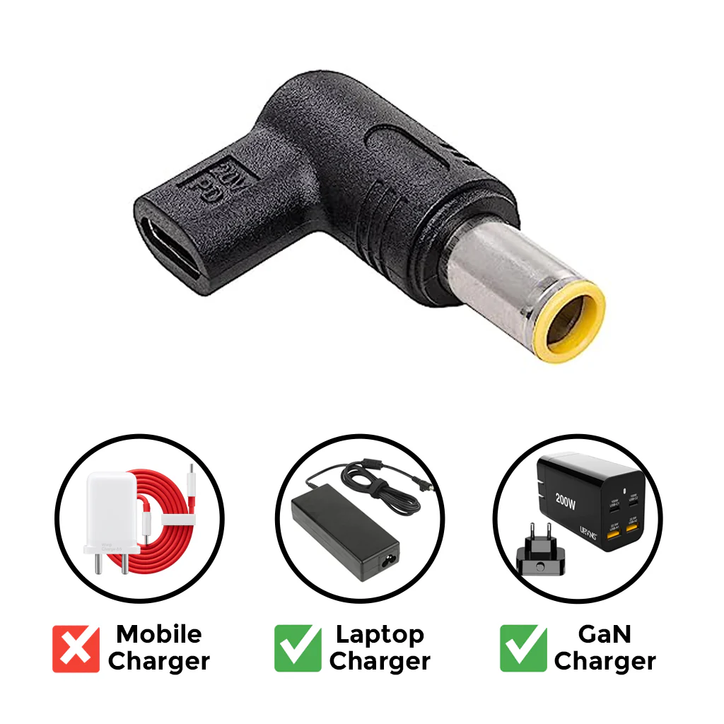 TECPHILE - 100W Type C Female to Acer Laptop Adapter - Image 4