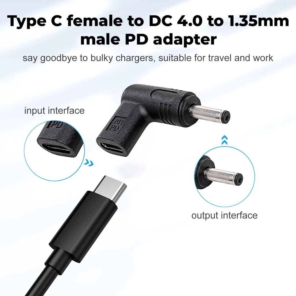 TECPHILE - 100W Type C Female to Asus Laptop Adapter - Image 2