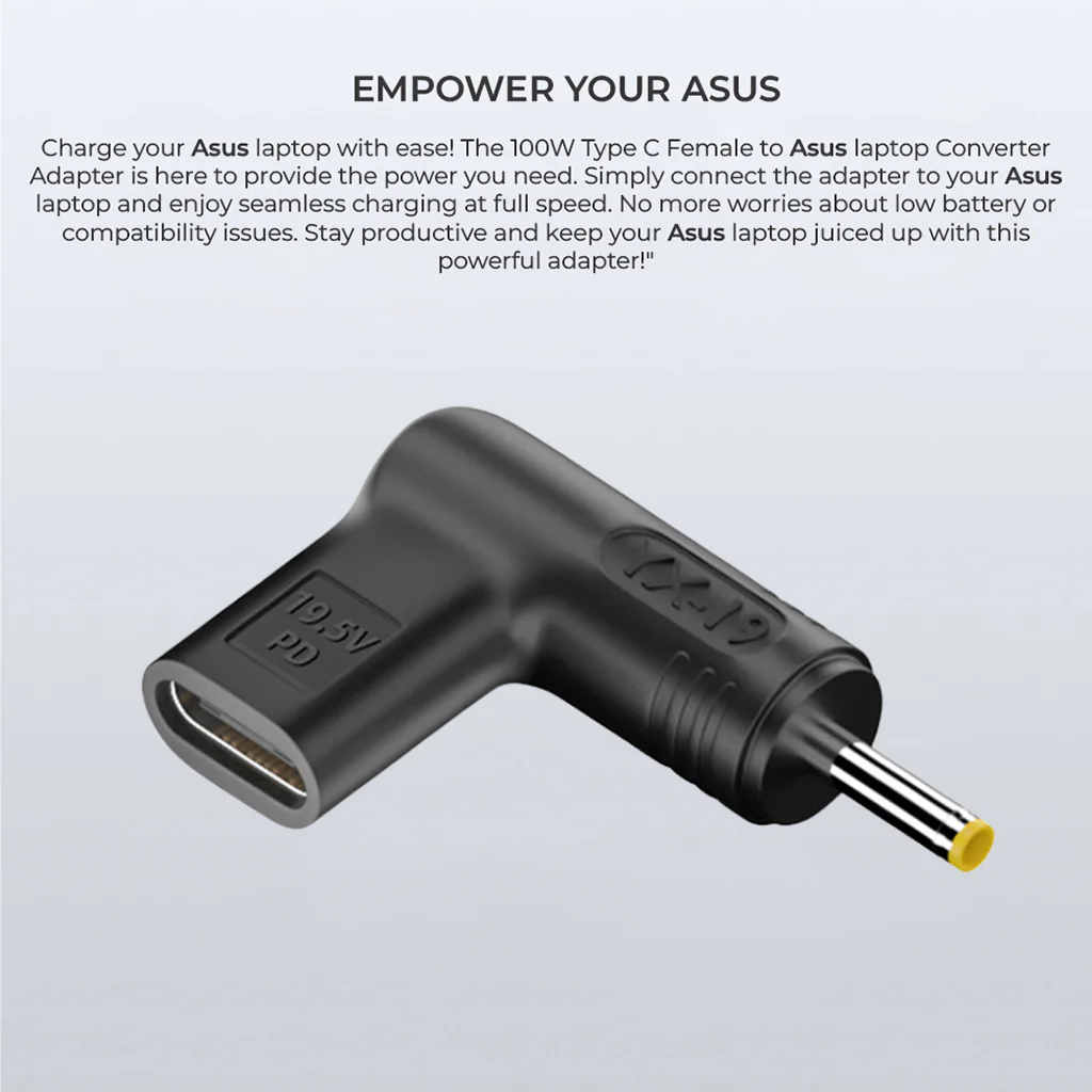 TECPHILE - 100W Type C Female to Asus Laptop Adapter - Image 22