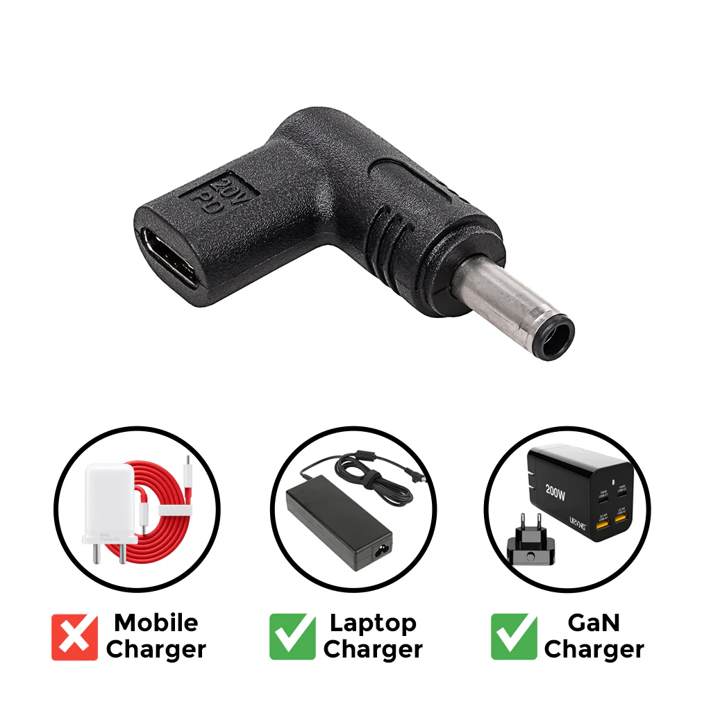 TECPHILE - 100W Type C Female to Lenovo Laptop Adapter - Image 18