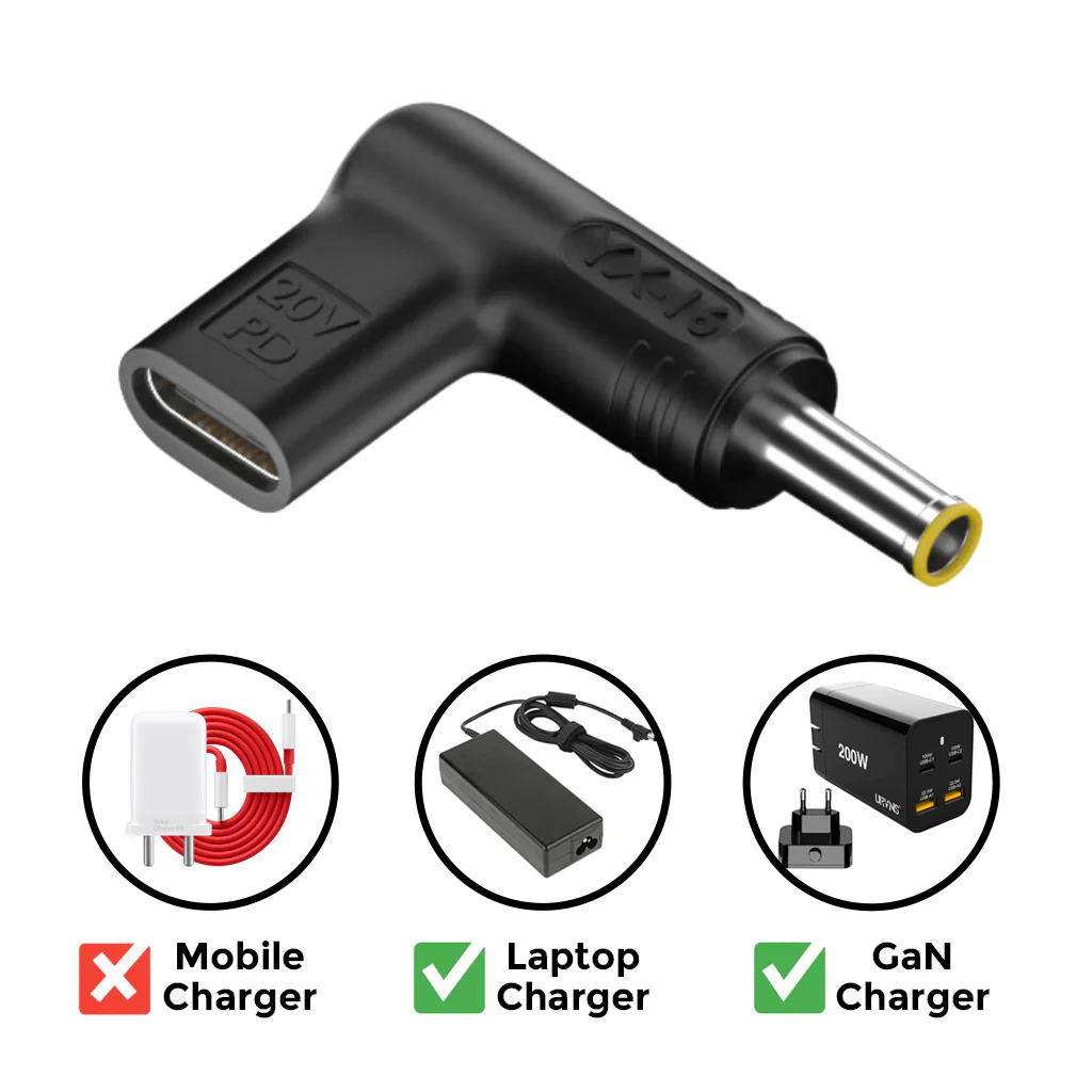 TECPHILE - 100W Type C Female to Samsung Laptop Adapter - Image 6