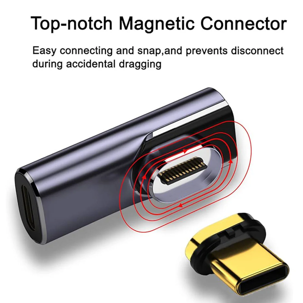 TECPHILE - 100W Type C Female to Type C Male Magnetic Adapter - Image 17