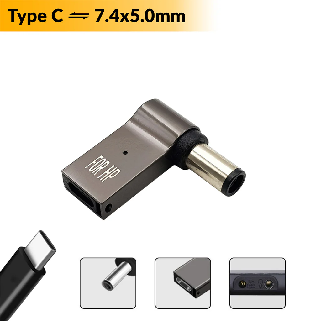 TECPHILE - 100W USB C Adapter for HP Laptop - Image 3