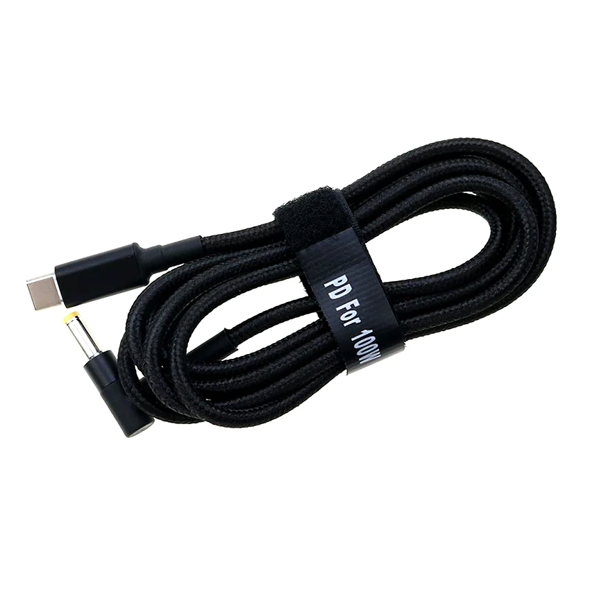 TECPHILE - 100W Type C PD to 5.5x2.5mm Laptop Cable