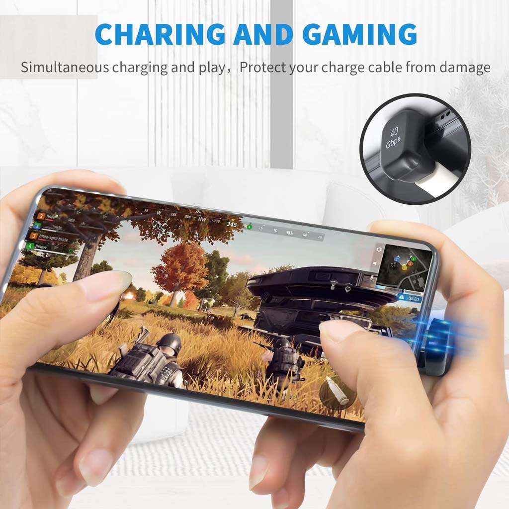 TECPHILE - 100W U-Shape Type-C to USB C Adapter - Image 4