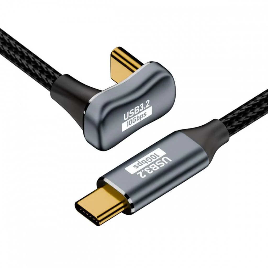 TECPHILE 100W U-Shape Type C to USB C Fast Charging Cable for Mobile Gaming