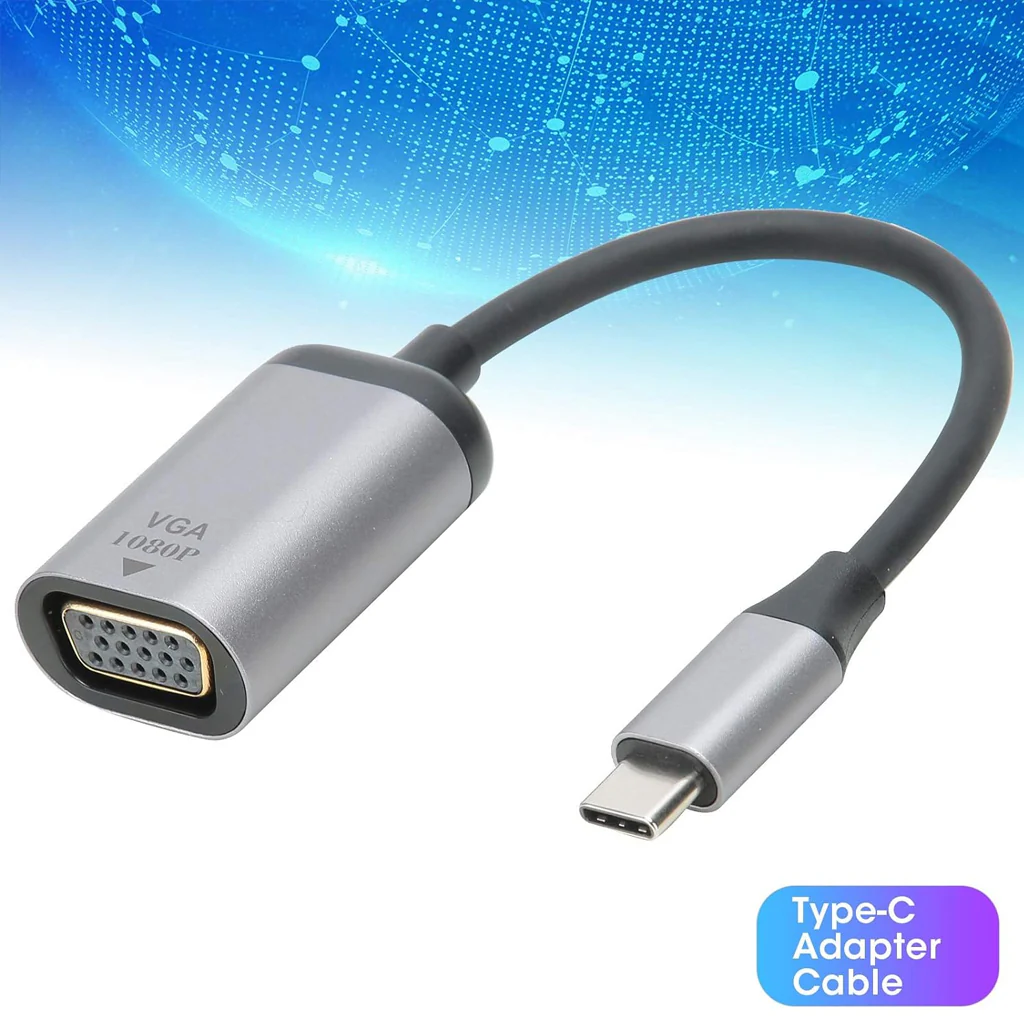 TECPHILE 1080p VGA to Type-C Convertor - Image 7