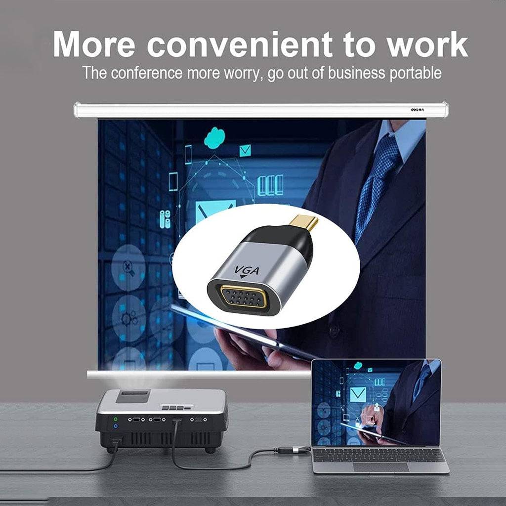TECPHILE 1080p VGA to Type-C Convertor - Image 3