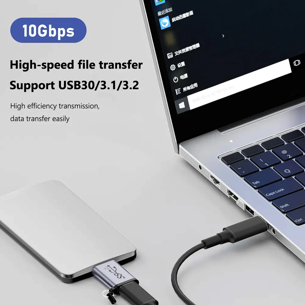 TECPHILE - 10Gbps USB-C/USB-A to Micro B Data Transfer Converter - Image 13