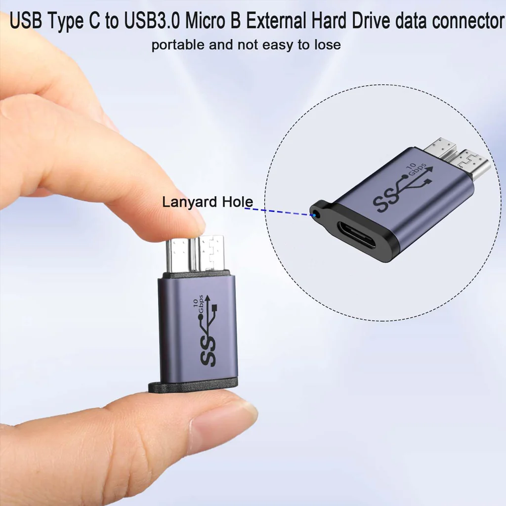 TECPHILE - 10Gbps USB-C/USB-A to Micro B Data Transfer Converter - Image 26