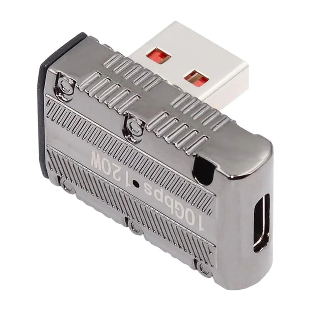 TECPHILE - 120W Type-C to USB-A Adapter with LED Indicator