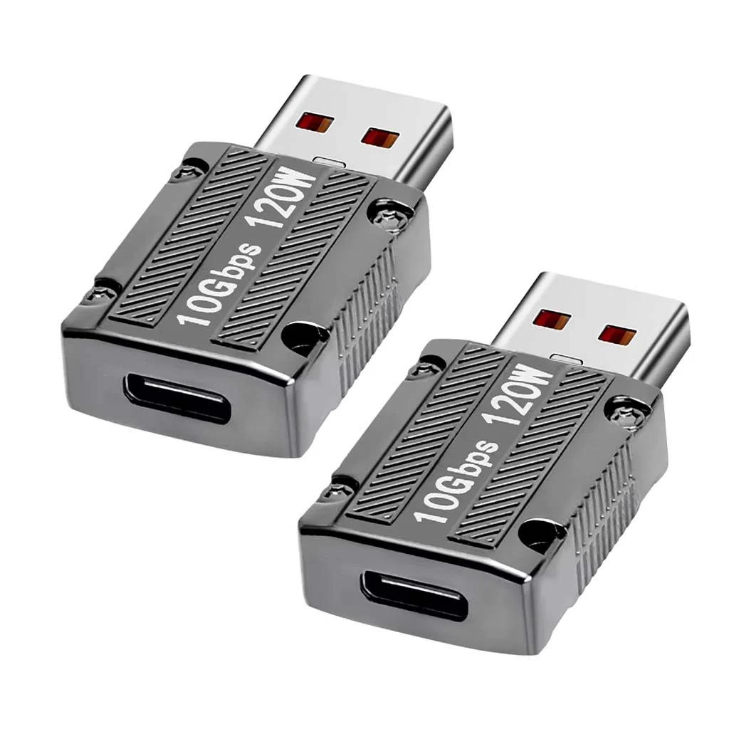 TECPHILE - 120W Type-C to USB-A Straight Adapter - Image 8