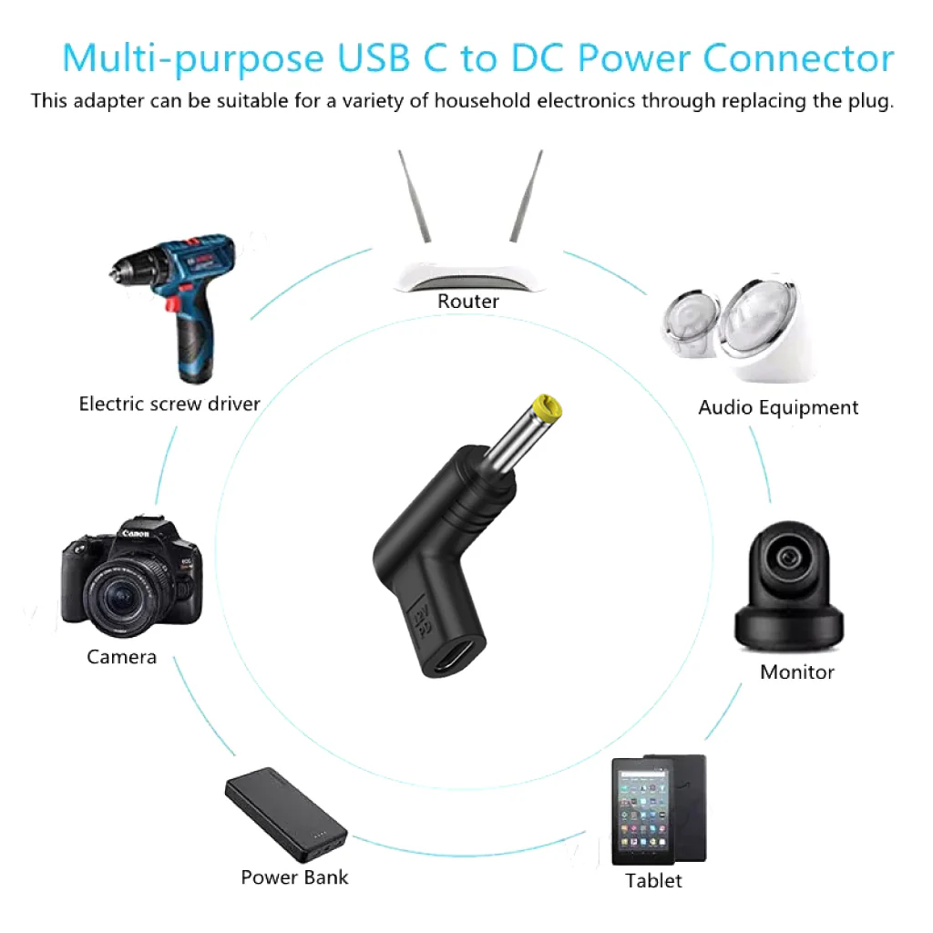 TECPHILE - 12V USB C PD to DC Charging Converter - Image 19