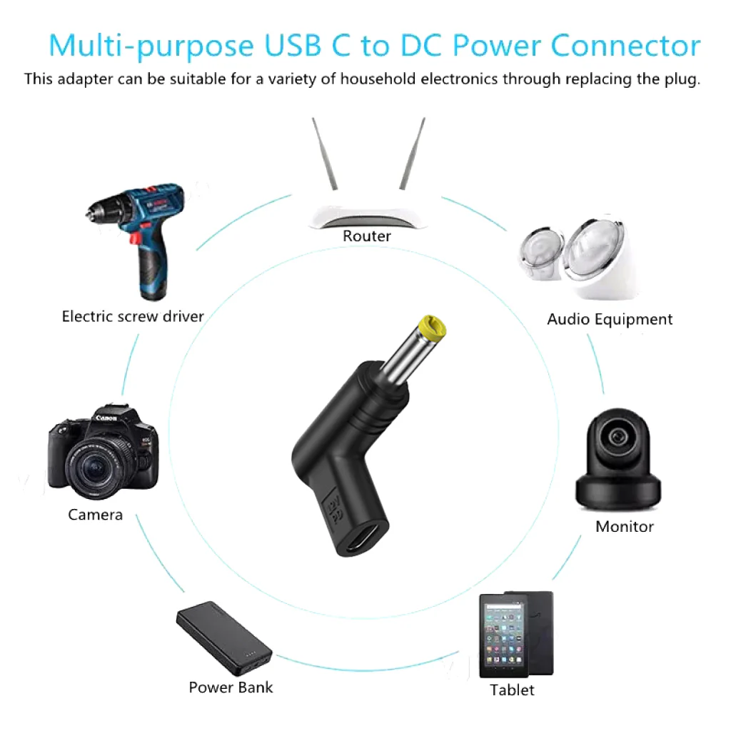 TECPHILE - 12V USB C PD to DC Charging Converter - Image 22