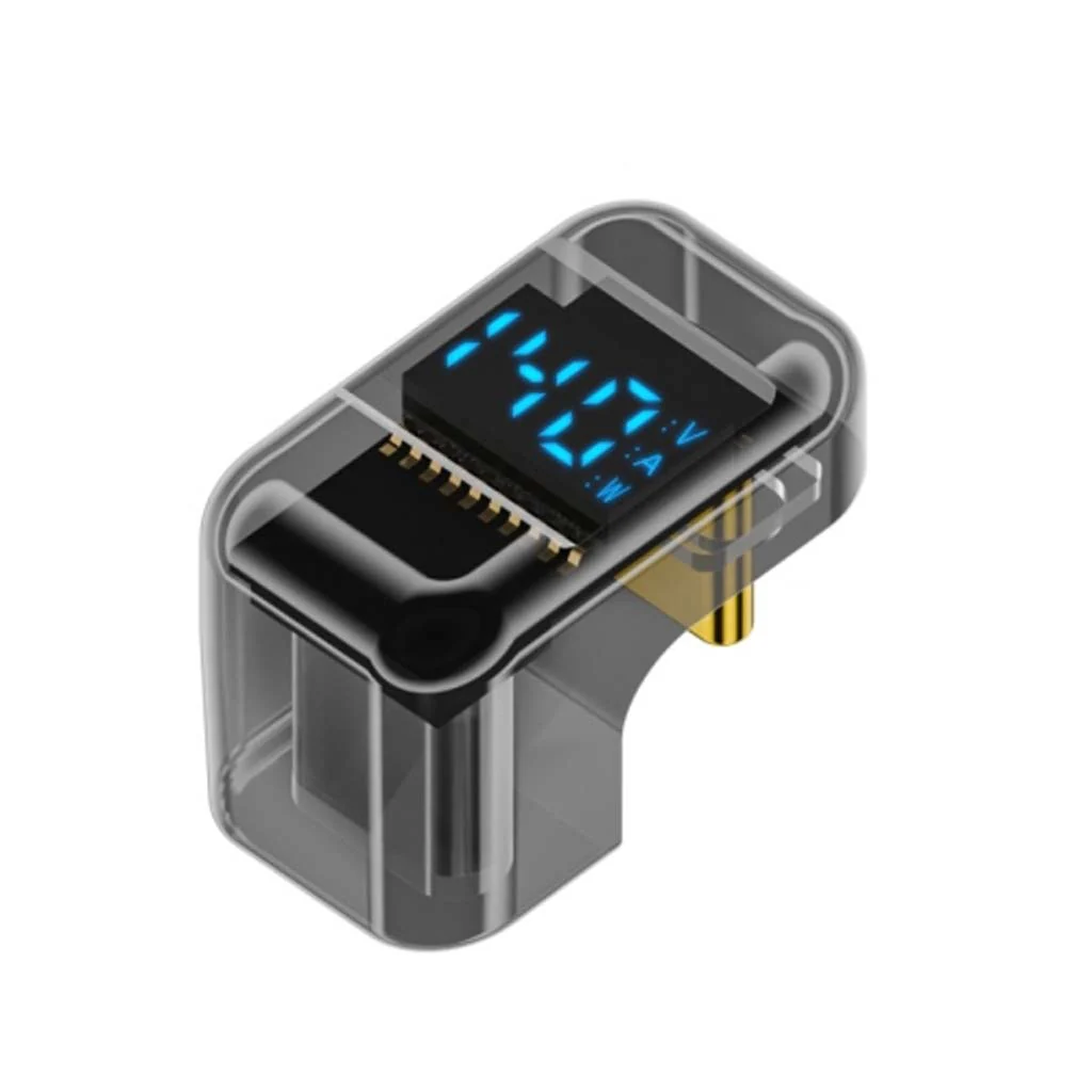 TECPHILE- 140W U shape USB4.0 to Type C Adapter with Digital Display