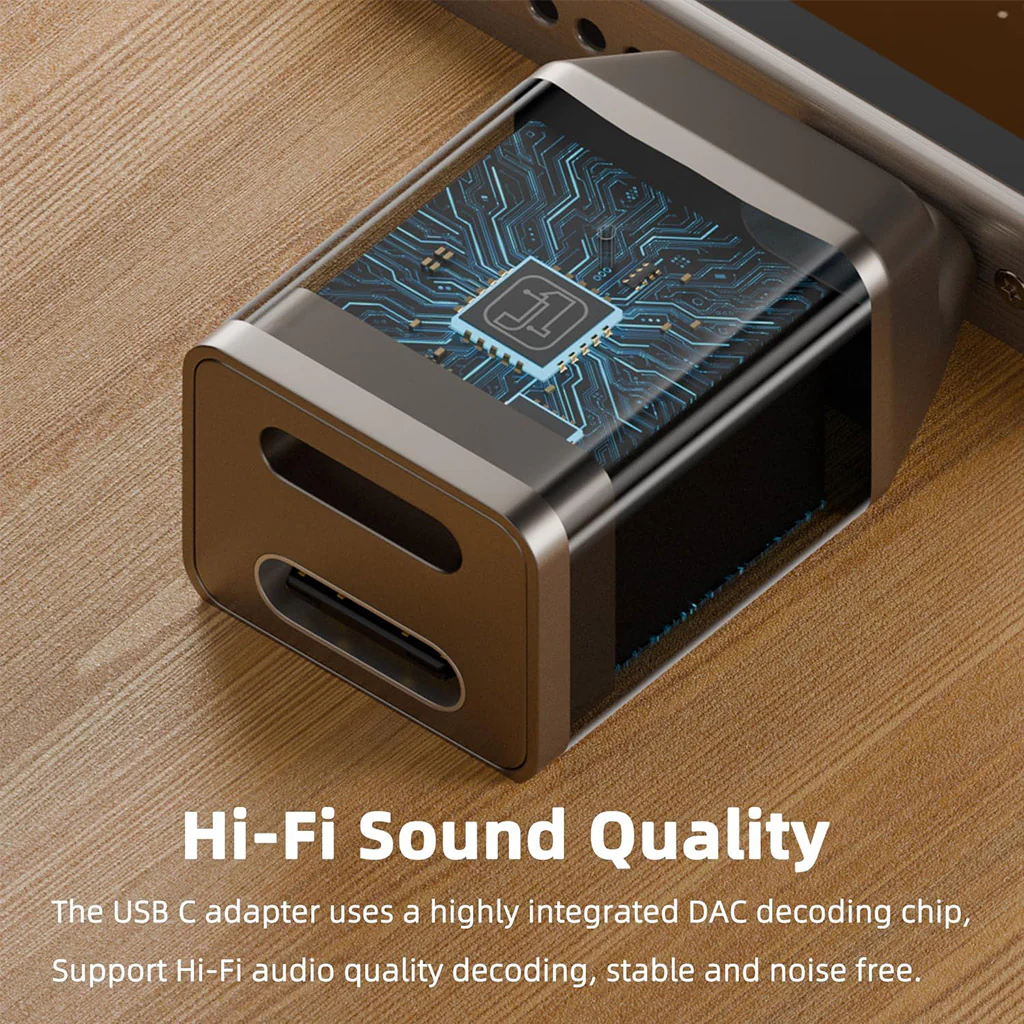 TECPHILE- 2-in-1 Type-C to Lightning Headphone Adapter with 45W Fast Charging - Image 5