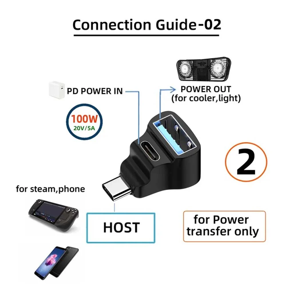 TECPHILE 2-in-1 USB-A to Type-C OTG Adapter - Image 5
