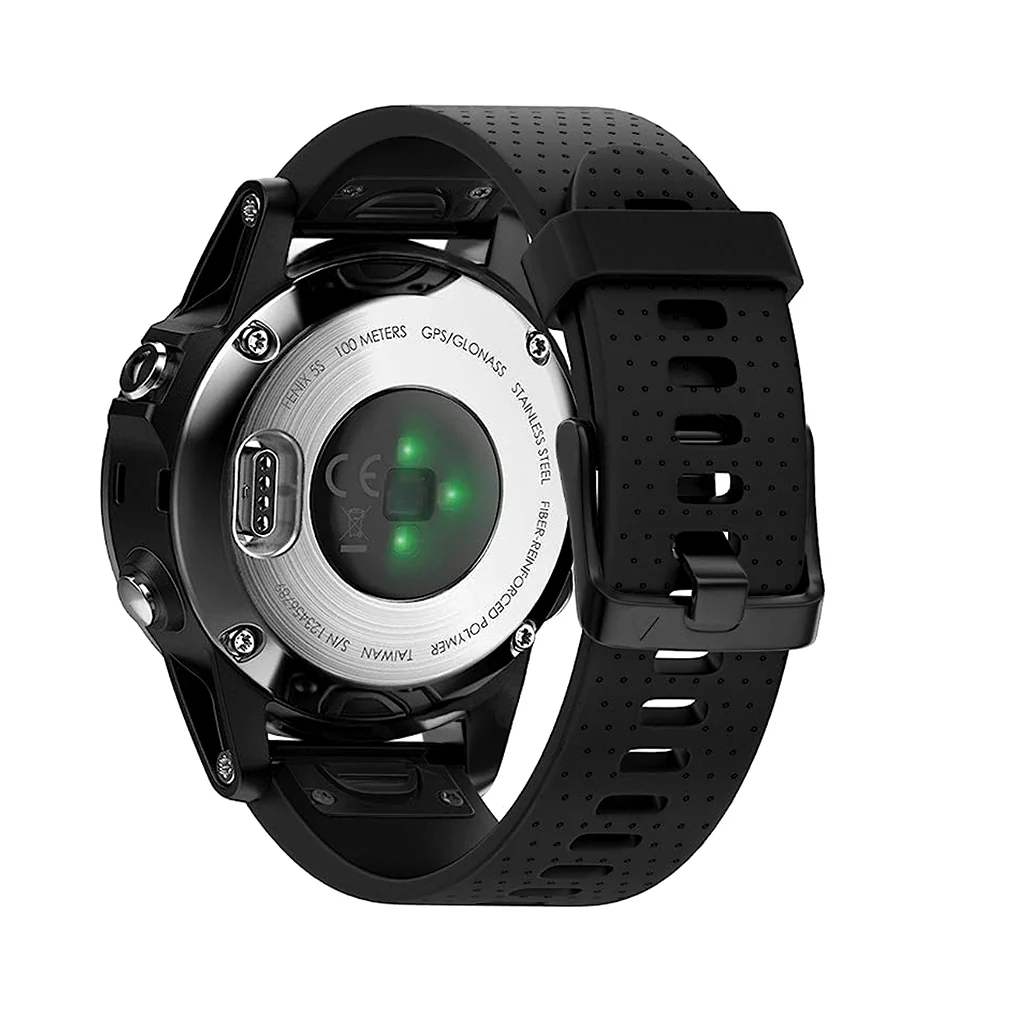 TECPHILE - 20mm Watch Band for Garmin Fenix 5S, 5S Plus