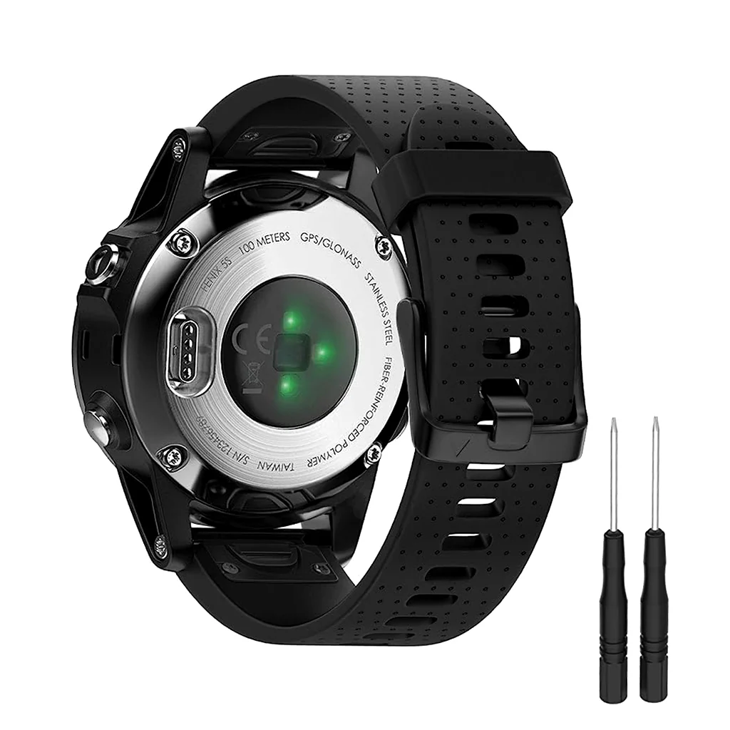 TECPHILE - 20mm Watch Band for Garmin Fenix 5S, 5S Plus - Image 2