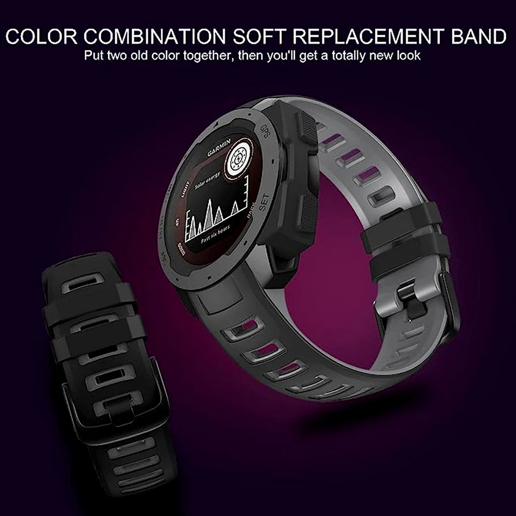 TECPHILE - 22mm Quickfit Watch Band for Garmin Instinct - Image 7