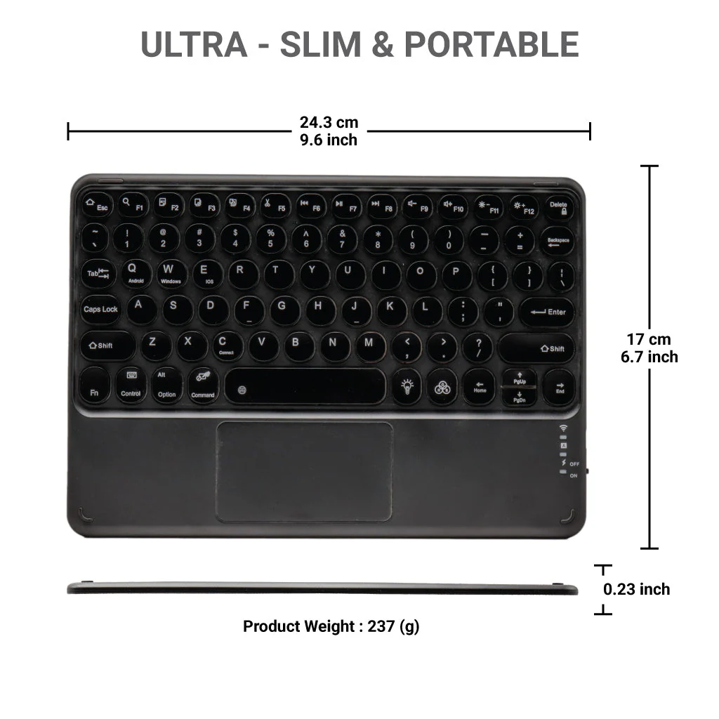 TECPHILE - 250D Wireless Keyboard - Image 4