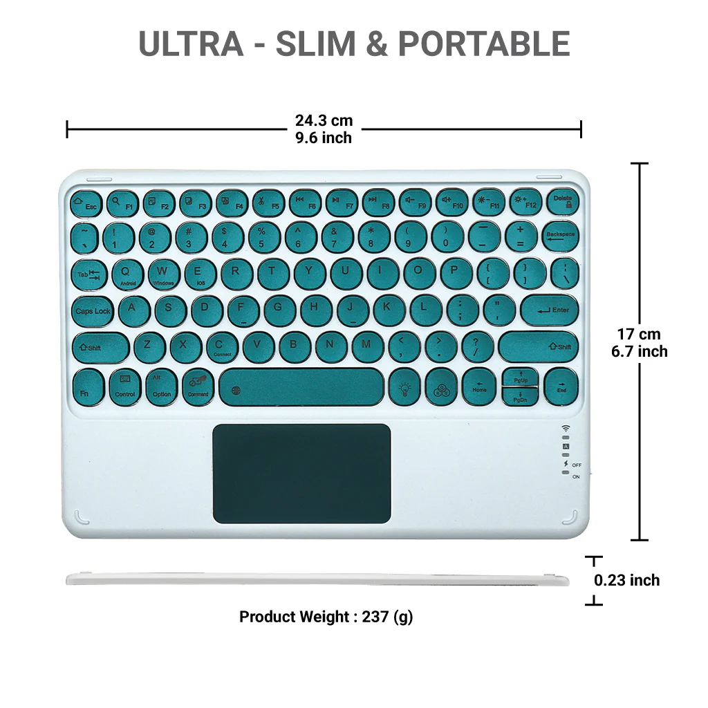 TECPHILE - 250D Wireless Keyboard - Image 9