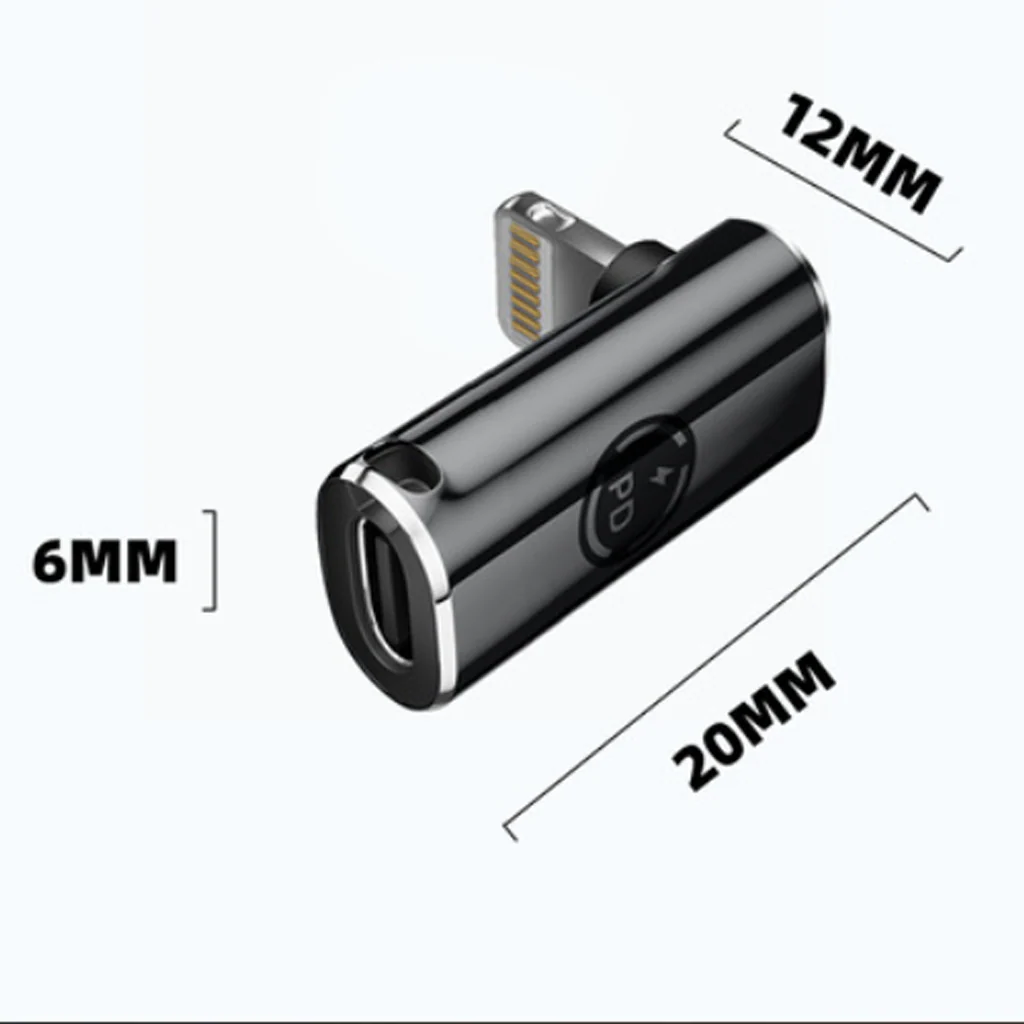 TECPHILE 27W L Shape Lightning to Lighting Fast Charging Adapter - Image 3