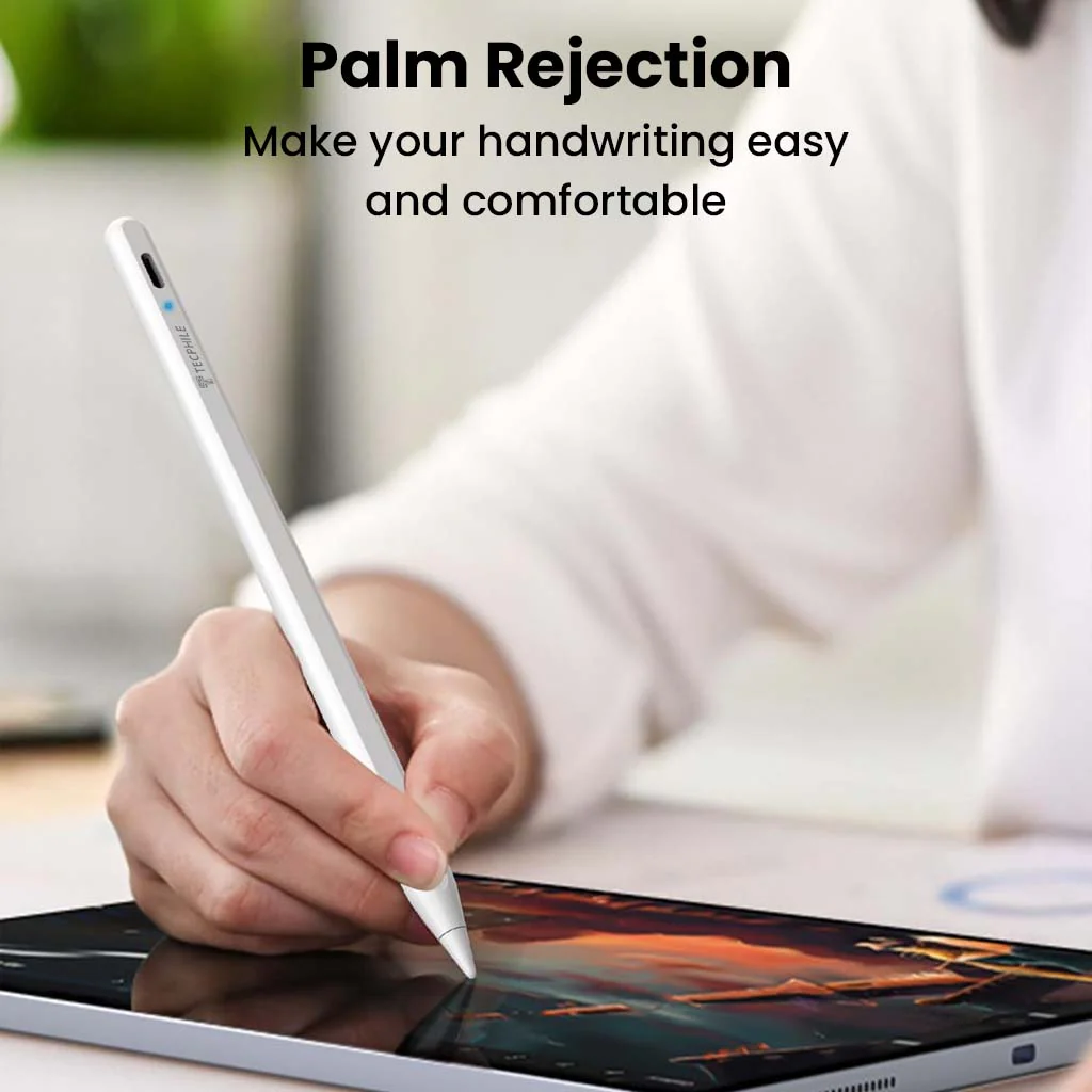 TECPHILE 314A Bluetooth iPad Pencil for 2018 2025 Models - Image 3