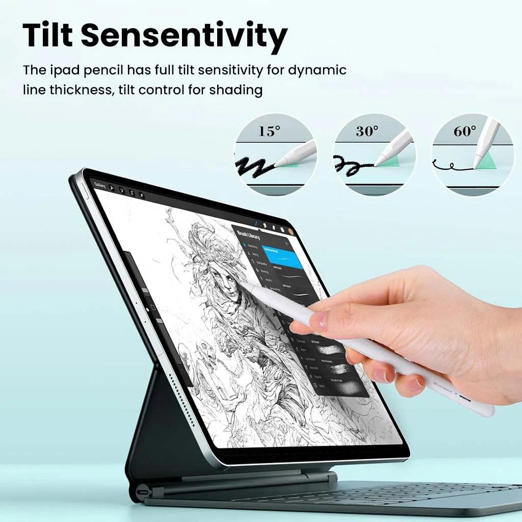 TECPHILE 314A Bluetooth iPad Pencil for 2018 2025 Models - Image 4