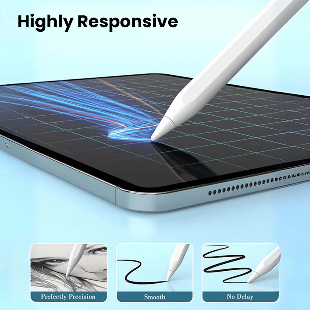 TECPHILE 314A Bluetooth iPad Pencil for 2018 2025 Models - Image 7