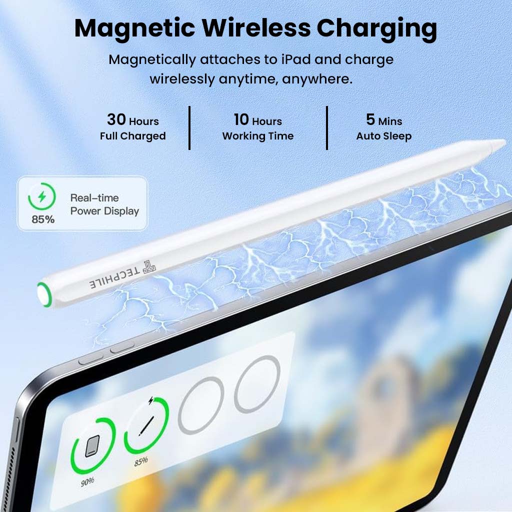 TECPHILE 394S iPad Pencil with Wireless Charging - Image 6