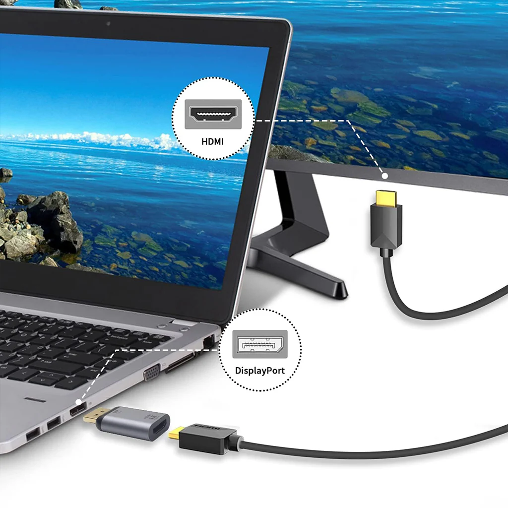 TECPHILE - 4K@30hz Mini Display Port/ DP to HDMI Adapter - Image 7