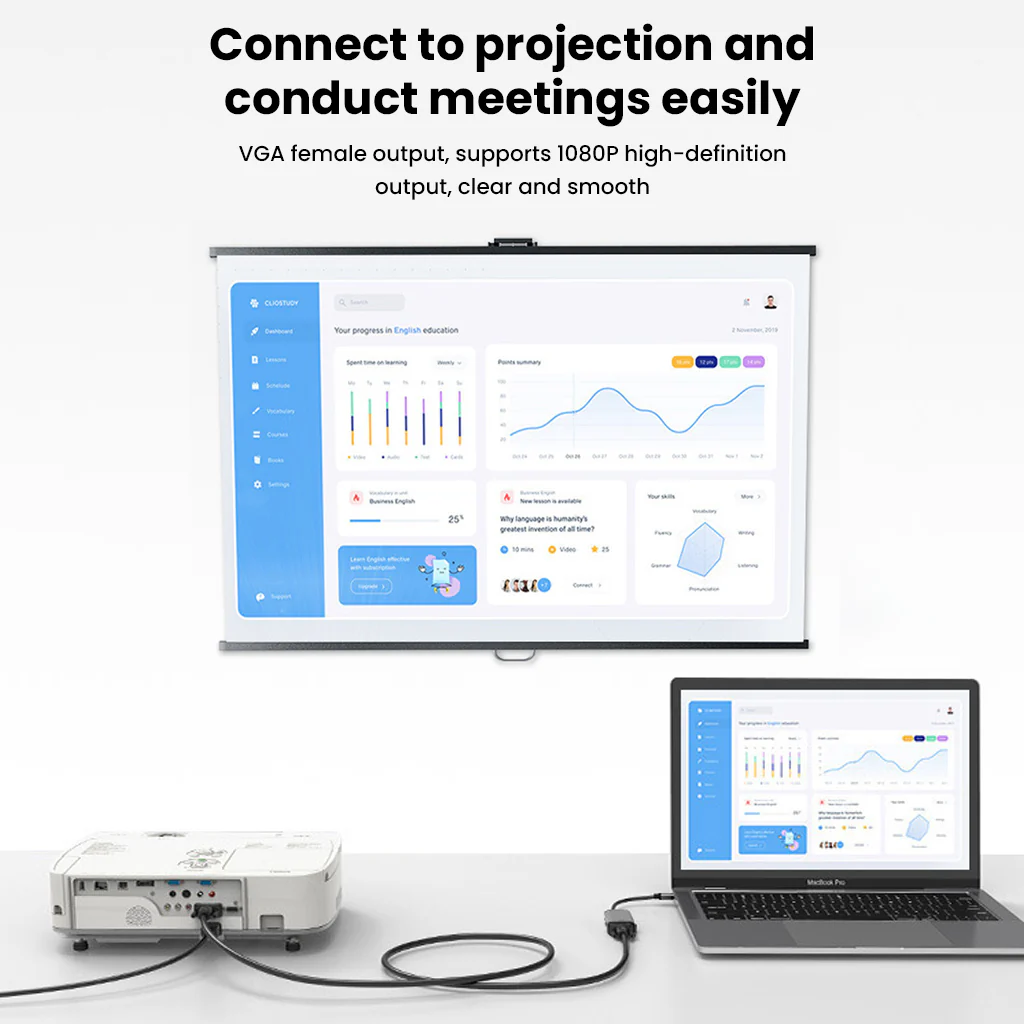 TECPHILE 4K@60hz Type-C toÂ HDMI Portable Converter - Image 4