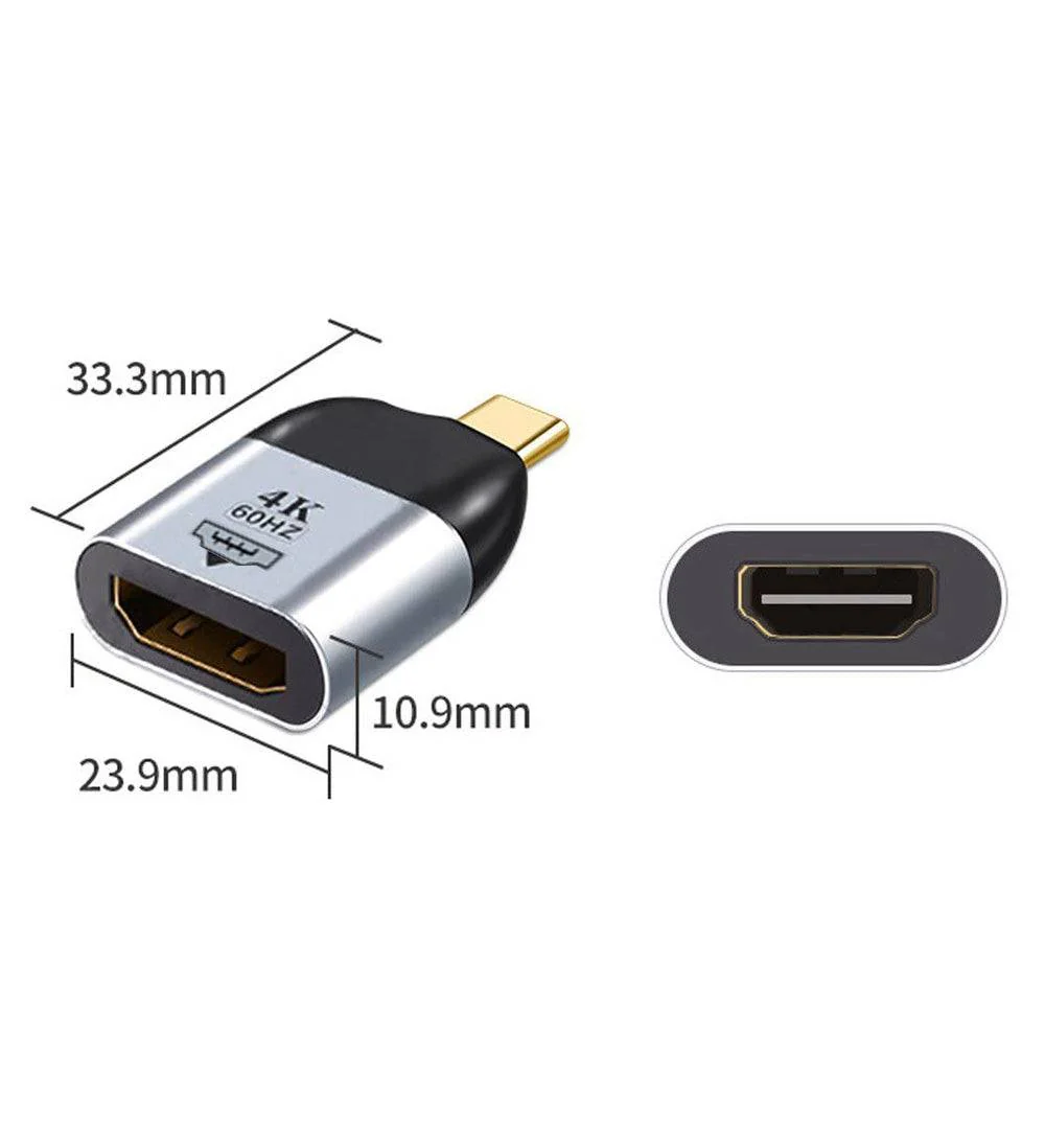 TECPHILE 4K@60HZ HDMI to USB C Adapter - Image 3