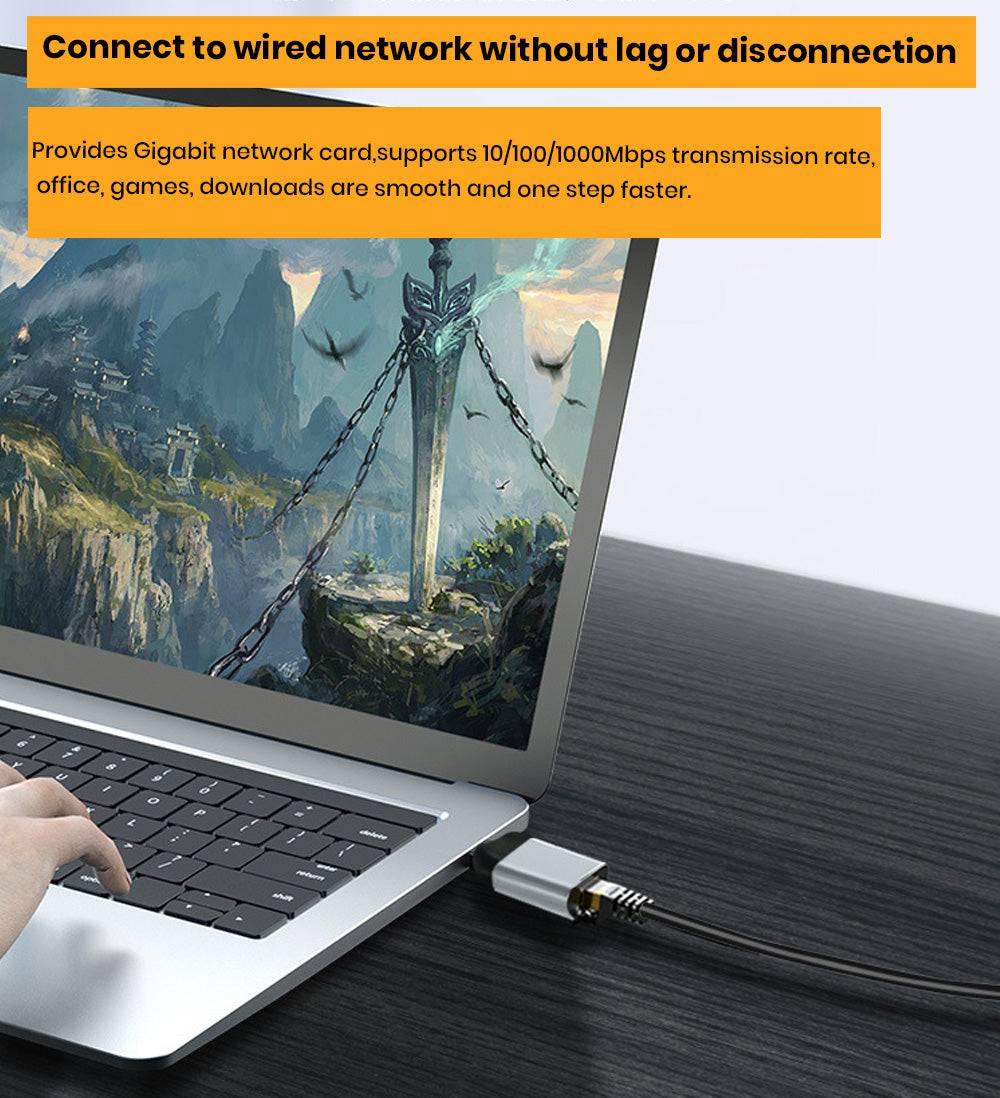 TECPHILE 4K@60HZ HDMI to USB C Adapter - Image 6