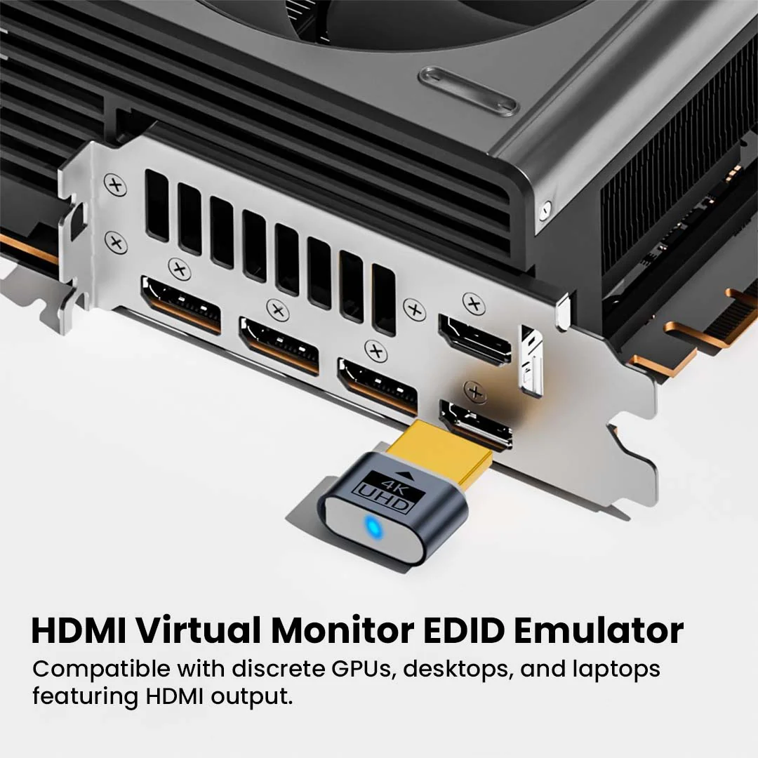 TECPHILE- 4K HDMI Headless Display Virtual Dummy Plug - Image 5