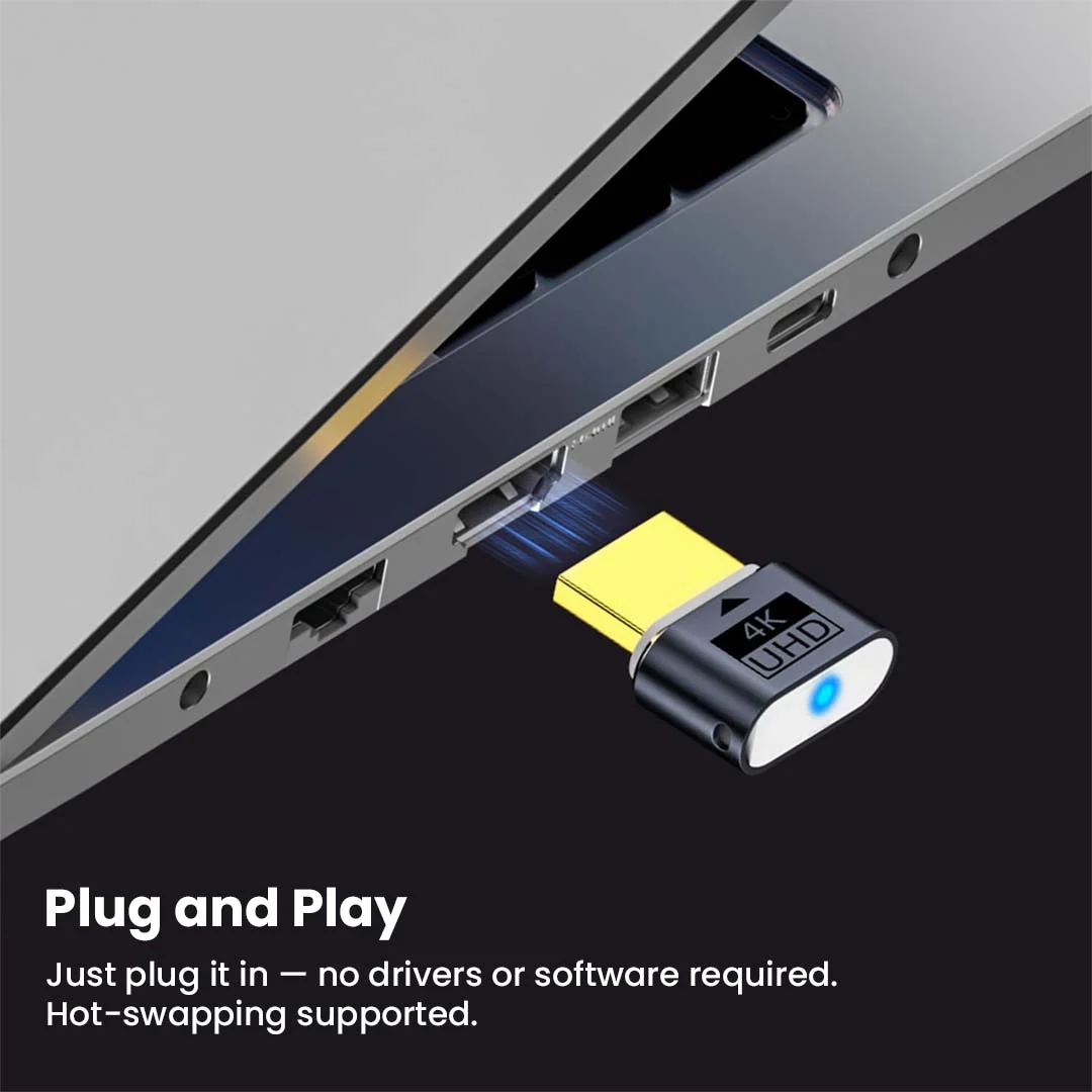 TECPHILE- 4K HDMI Headless Display Virtual Dummy Plug - Image 6