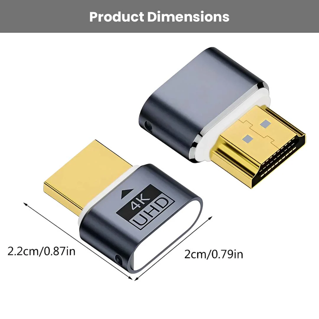 TECPHILE- 4K HDMI Headless Display Virtual Dummy Plug - Image 7